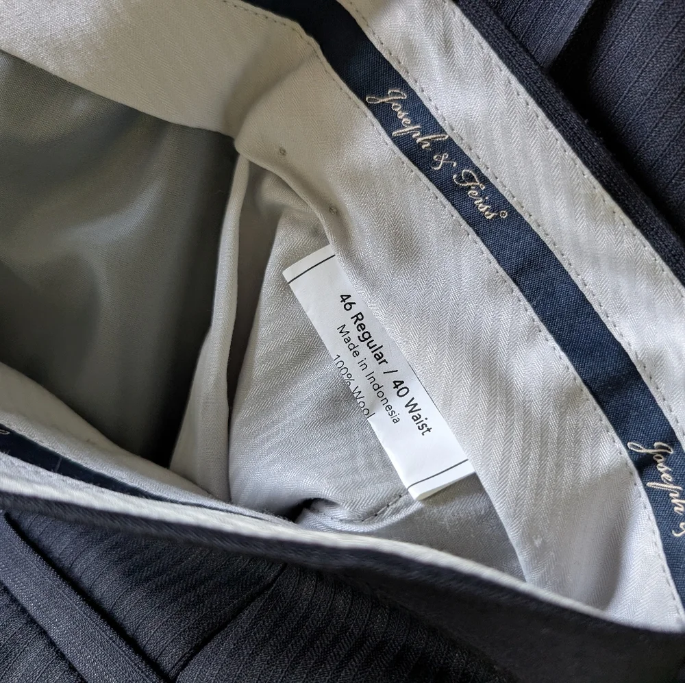 Joseph & Feiss Ink Navy Full Suit